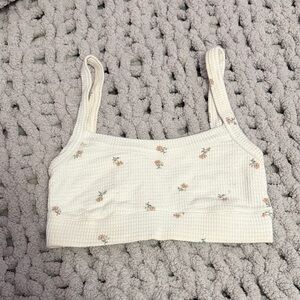 Gilly Hicks Cream Floral Camisole